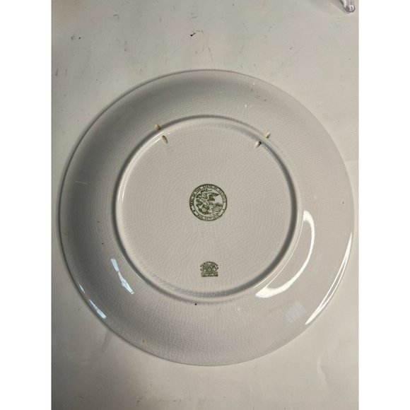 Nikko Ironstone Vintage Illinois State Plate Land of Lincoln 11- inch White - Picture 12 of 16
